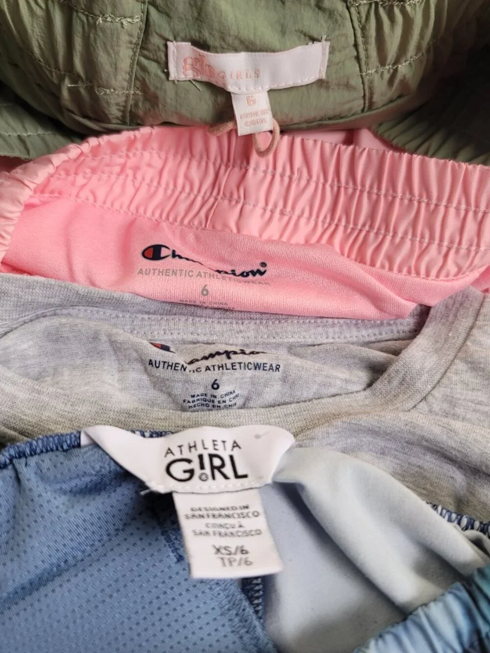 Girls Clothing Bundle Size 6/6X Summer Lot Nike Champion Athleta 12pc Outfit Set - Picture 11 of 15